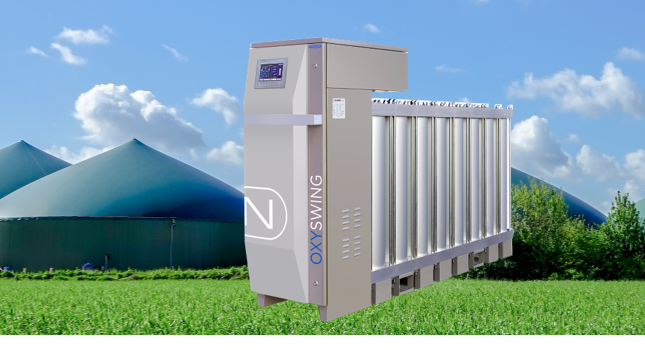 Solution de production d'oxygène sur site pour la désulfuration du biogaz
