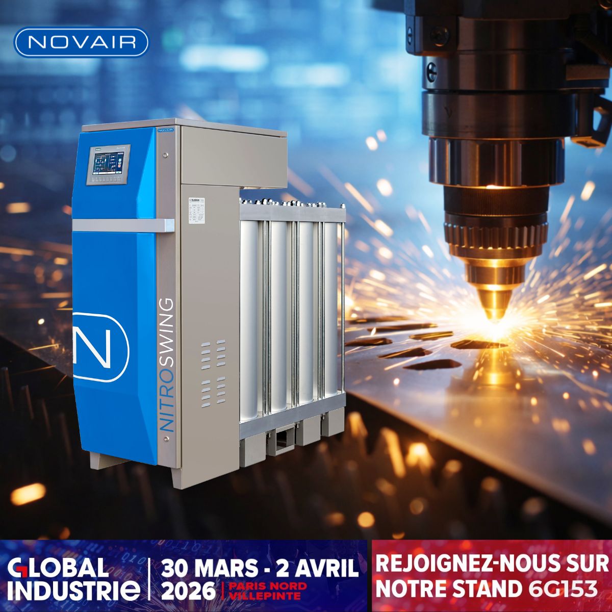 NOVAIR participe au salon Global Industrie 2026