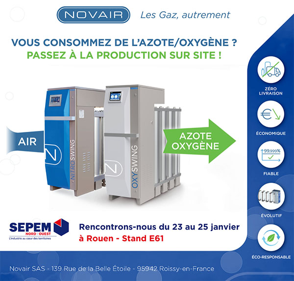 NOVAIR participe au Salon SEPEM Industries 2024